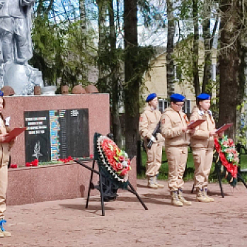 Юнармейцы МАК Вымпел приняли участие в мероприятиях в честь Дня Победы